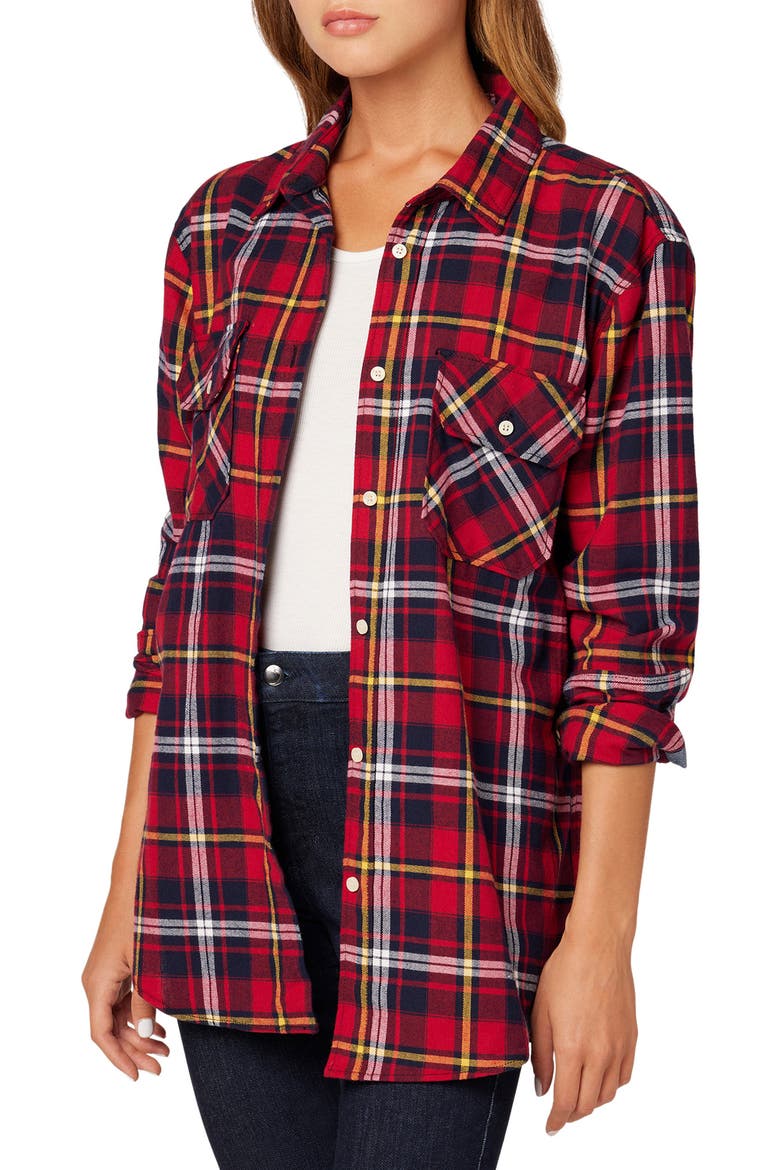 The Shirt, Main, color, BRUSHED RED PLAID