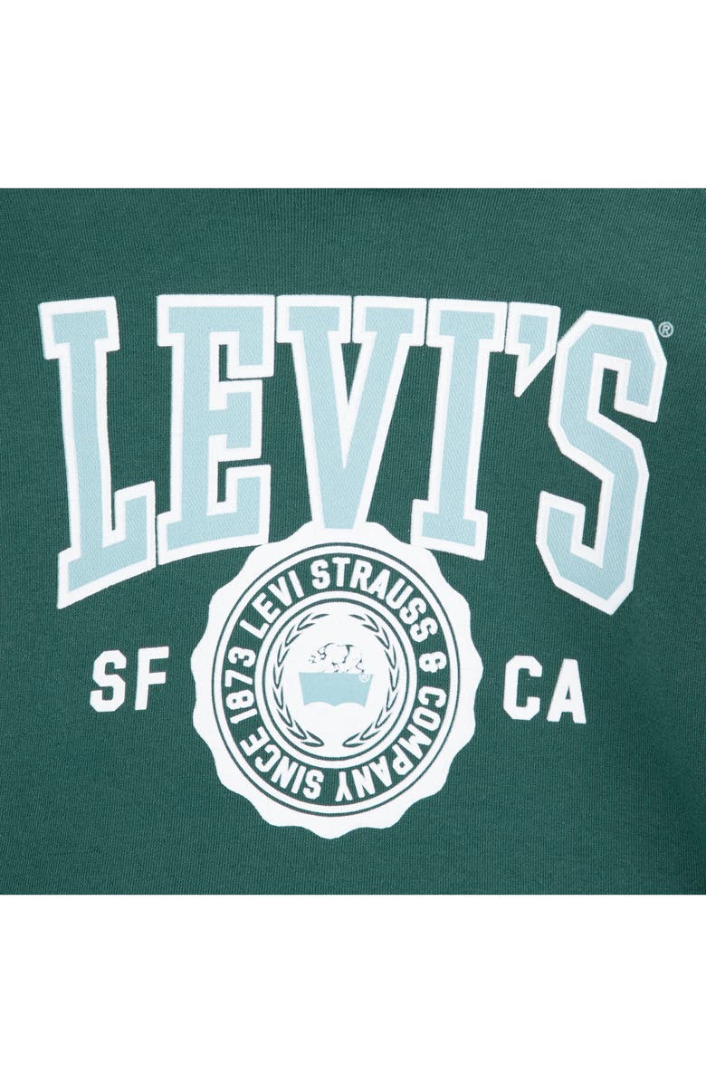 Levi's Fleece Logo Hoodie & Joggers Set, Alternate, color, Bistro Green