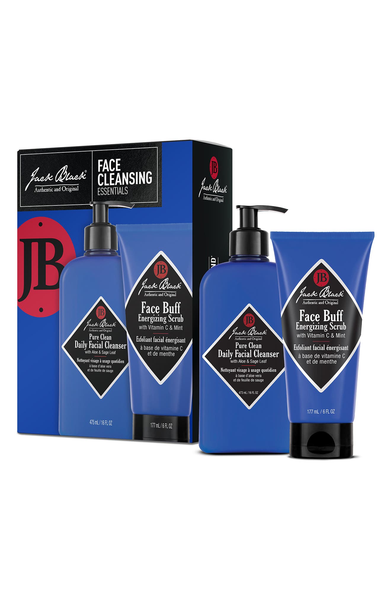 Jack Black Face Cleansing Essentials Set $65 Value