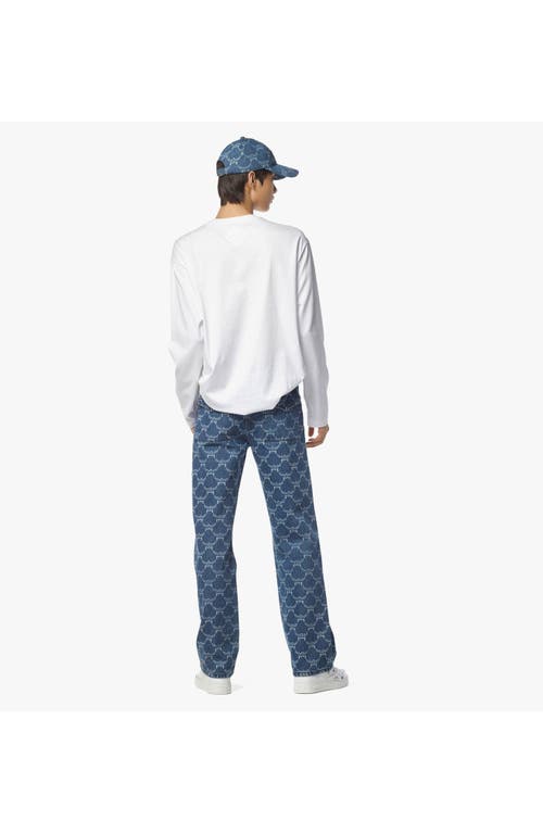 Mcm Essential Laurel Logo Shirt In Organic Cotton In White
