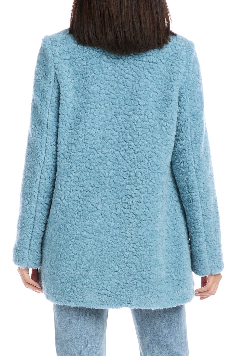 Faux Fur Teddy Coar, Alternate, color, GLACIER