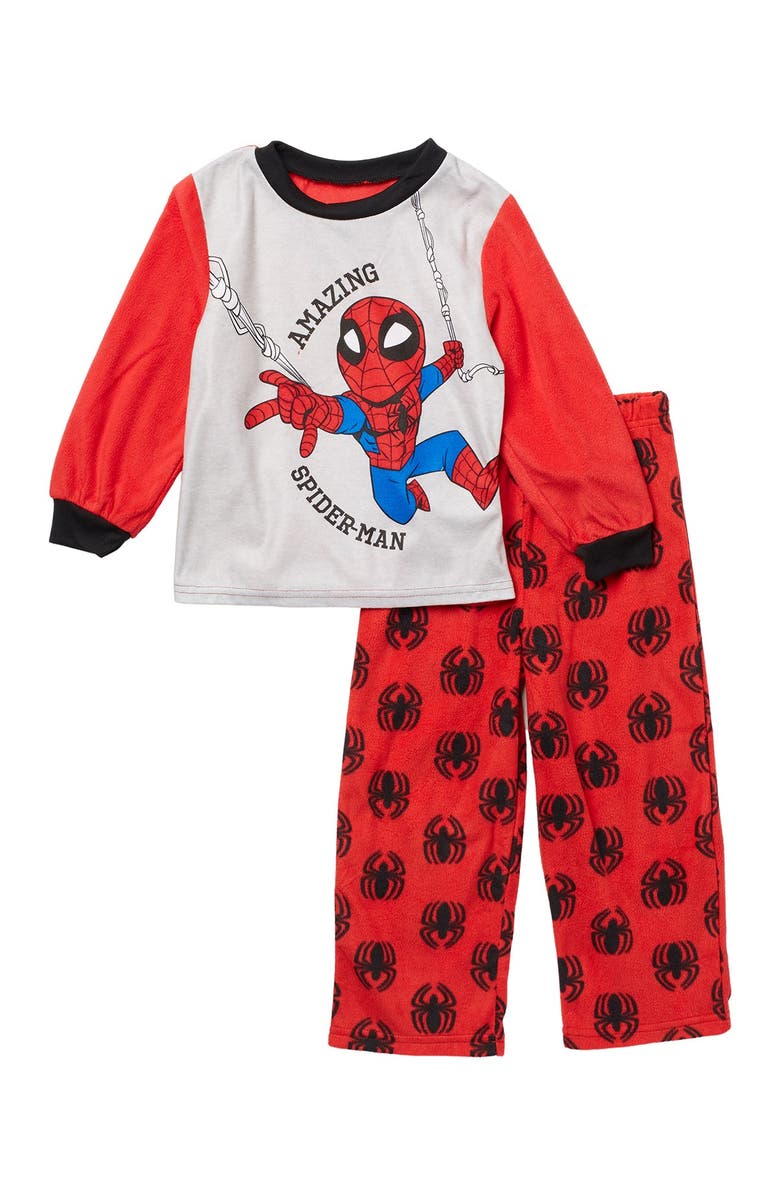 AME Marvel Spider-Man Long Sleeve Top & Pants 2-Piece Set, Main, color,