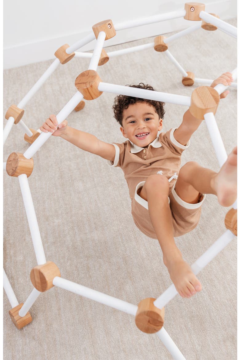 Wooden Climber for Kids, Alternate, color, White