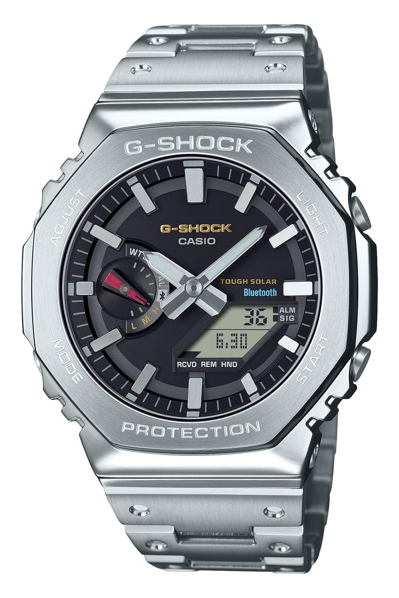 Full Metal GM-B2100SD-1C Solar Analog-Digital Bracelet Watch, 49.8