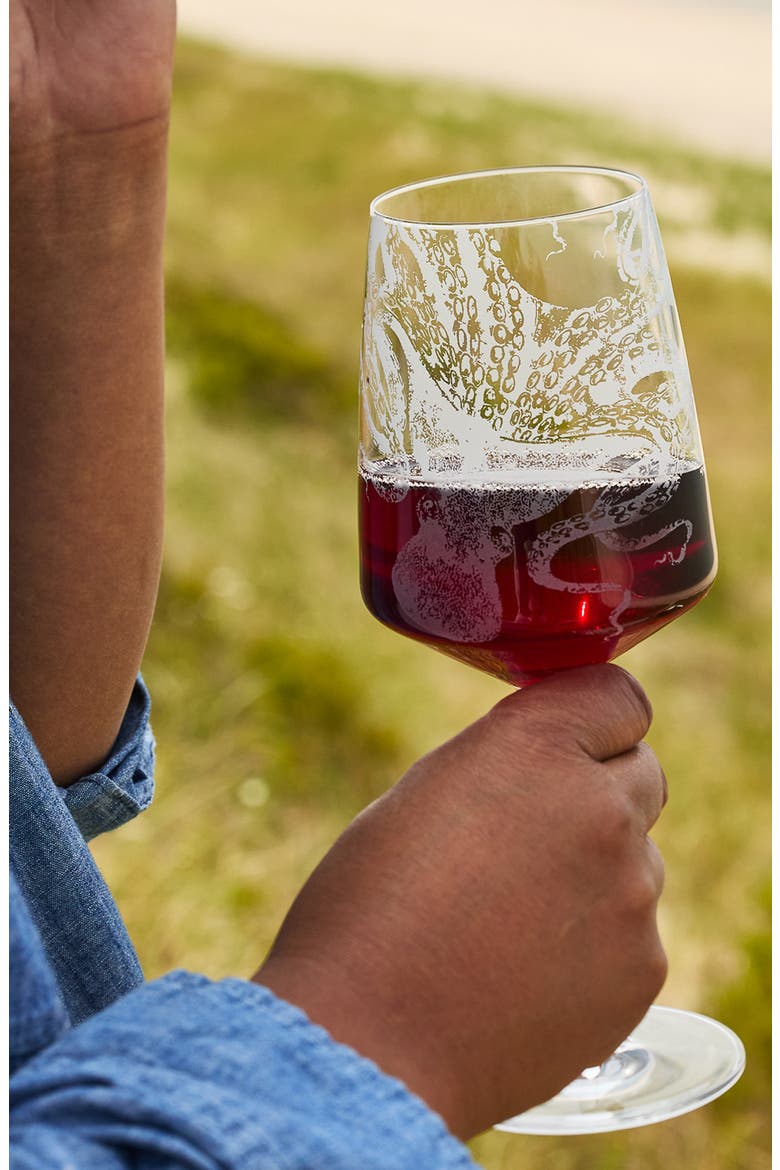 Lucy Red Wine Glasses, Set of 2, Alternate, color, CLEAR