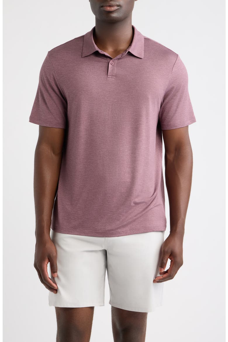Dynamic Polo, Main, color, PURPLE FLINT HEATHER