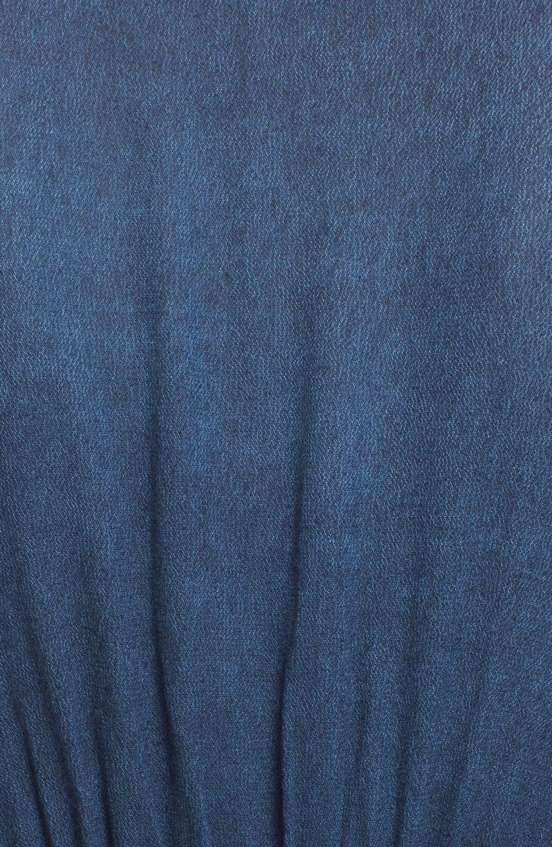 Free People 'Boho' Crepe Blouse, Alternate, color, 