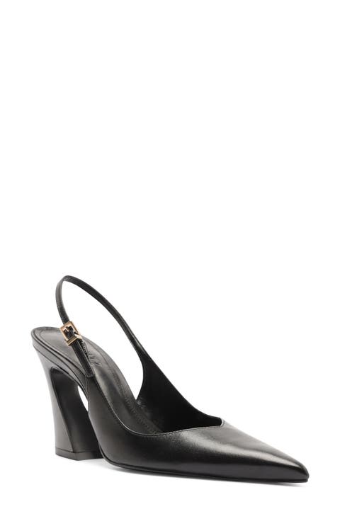 Lexi Leather Slingback Pump