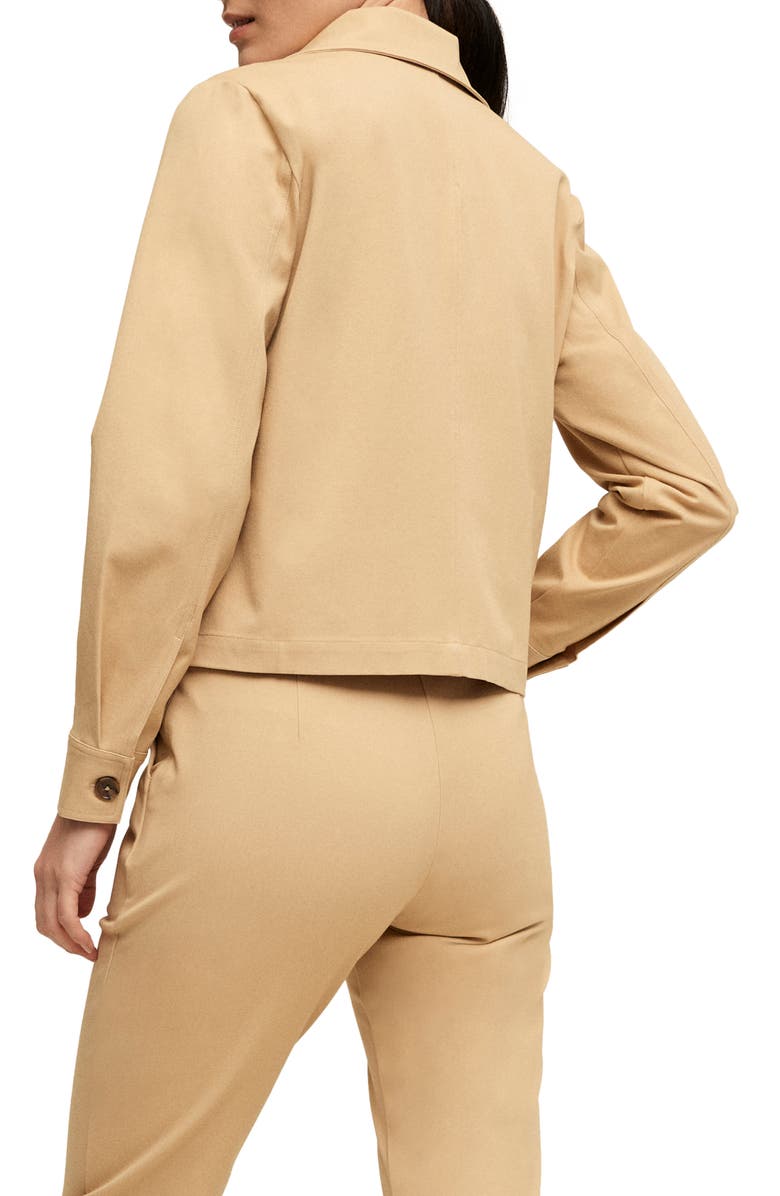 Isaac Mizrahi New York Stretch Twill Crop Jacket, Alternate, color, 