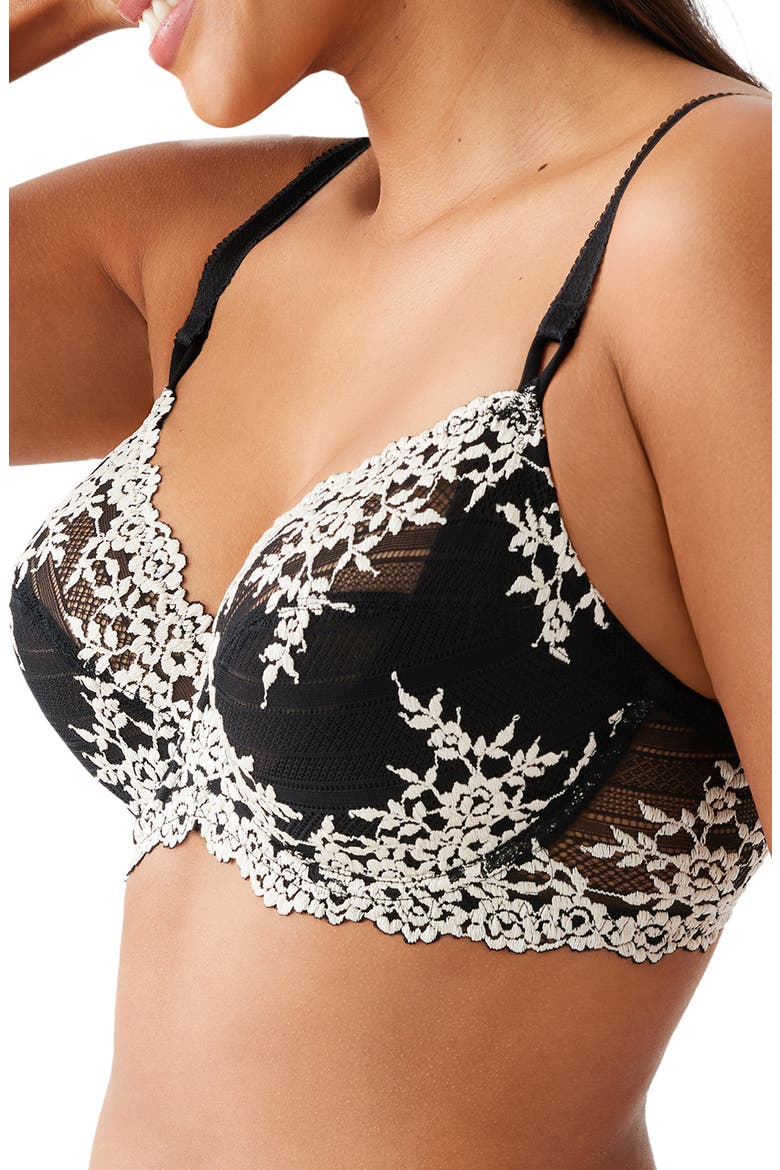 Embrace Lace® Underwire Bra, Alternate, color, BLACK