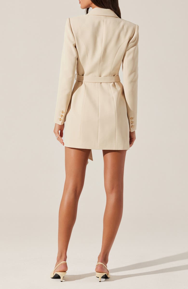 ASTR the Label Kesari Long Sleeve Mini Wrap Dress, Alternate, color, 