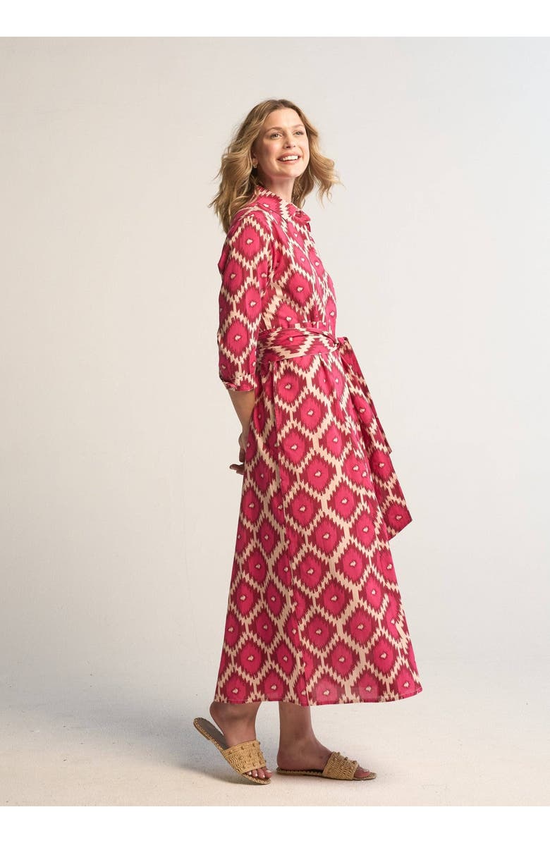 GUADALUPE DESIGN Luciana Ikat Multi  Dress, Main, color, Pink