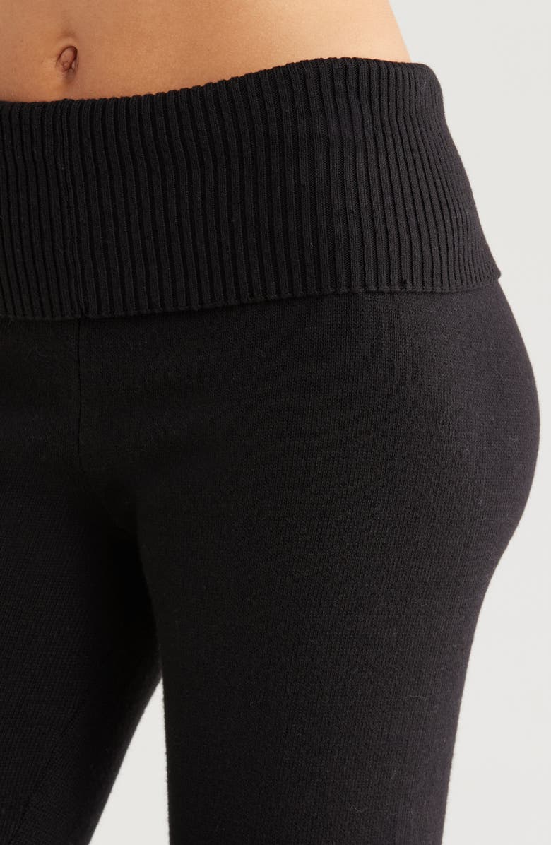 Florence by Mills Barre Foldover Wide Leg Pants, Alternate, color, Black