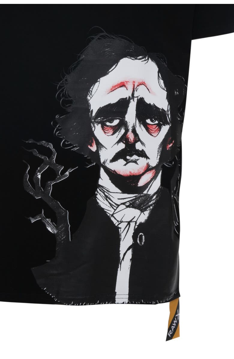 XRAY Edgar Allen Poe Relaxed Fit Graphic T-Shirt, Alternate, color, 