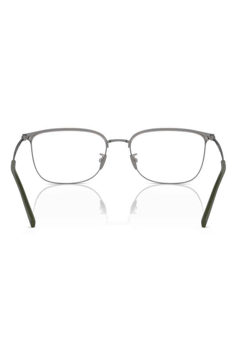 55MM RECTANGLE, Alternate, color, MATTE GUNMETAL / DEMO LENS