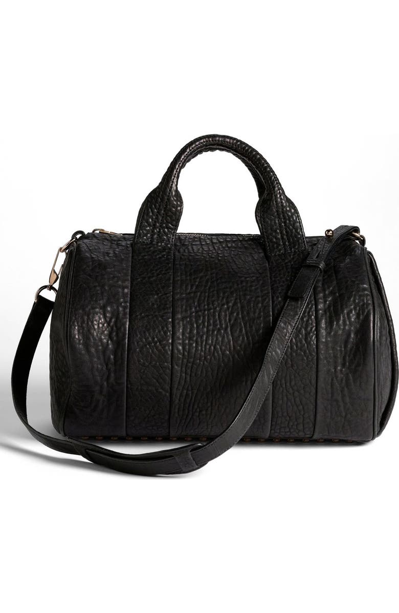 Alexander Wang 'Rocco - Rosegold' Leather Satchel, Main, color,