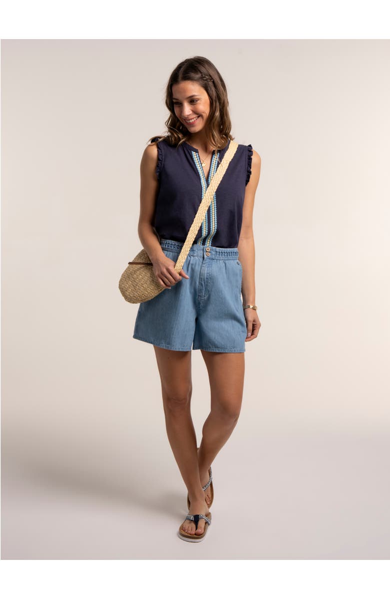 Brakeburn Jenny Blouse, Main, color, Navy