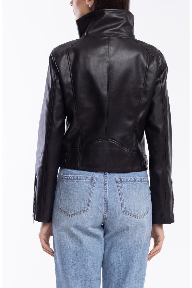 Faux Leather Moto Jacket, Alternate, color, BEST IN SHOW