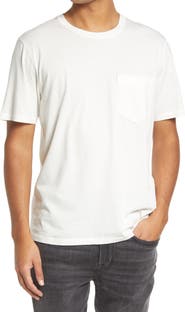 Billy Reid Washed Organic Cotton Pocket T-Shirt
