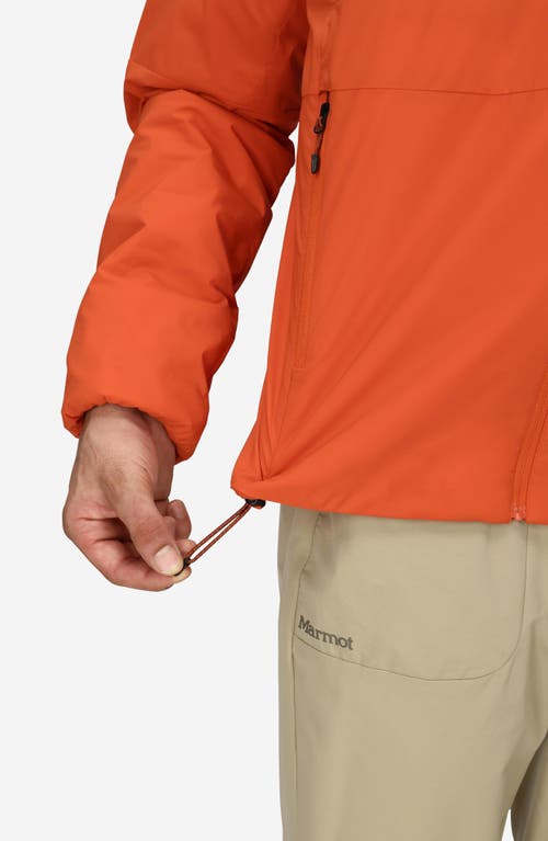 Marmot Novus Lt Insulated Hooded Jacket In Ginger Blossom