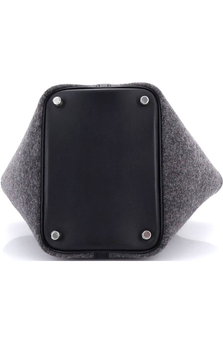 Pre-Owned Hermes Picotin Lock Bag Felt with Leather PM, Alternate, color, Gris Moyen