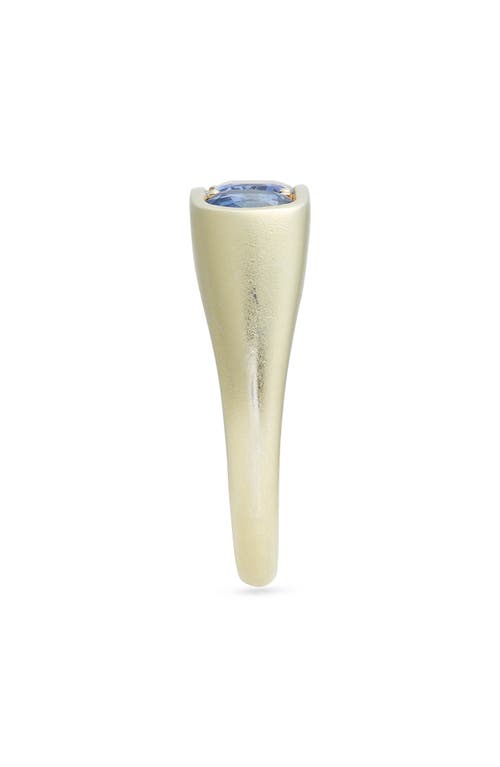 Meira T Tanzanite & Blue Sapphire Signet Ring In Blue