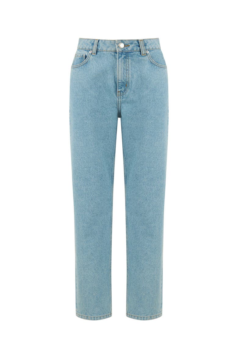 High Waisted Mom Jeans, Alternate, color, Blue