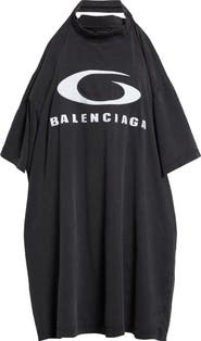 Balenciaga Pulled Halter T-Shirt Dress