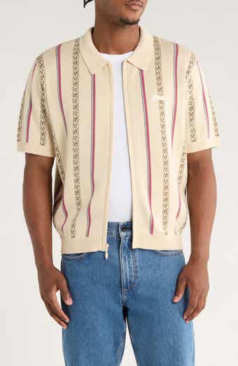 ICECREAM Chain Stripe Zip Top