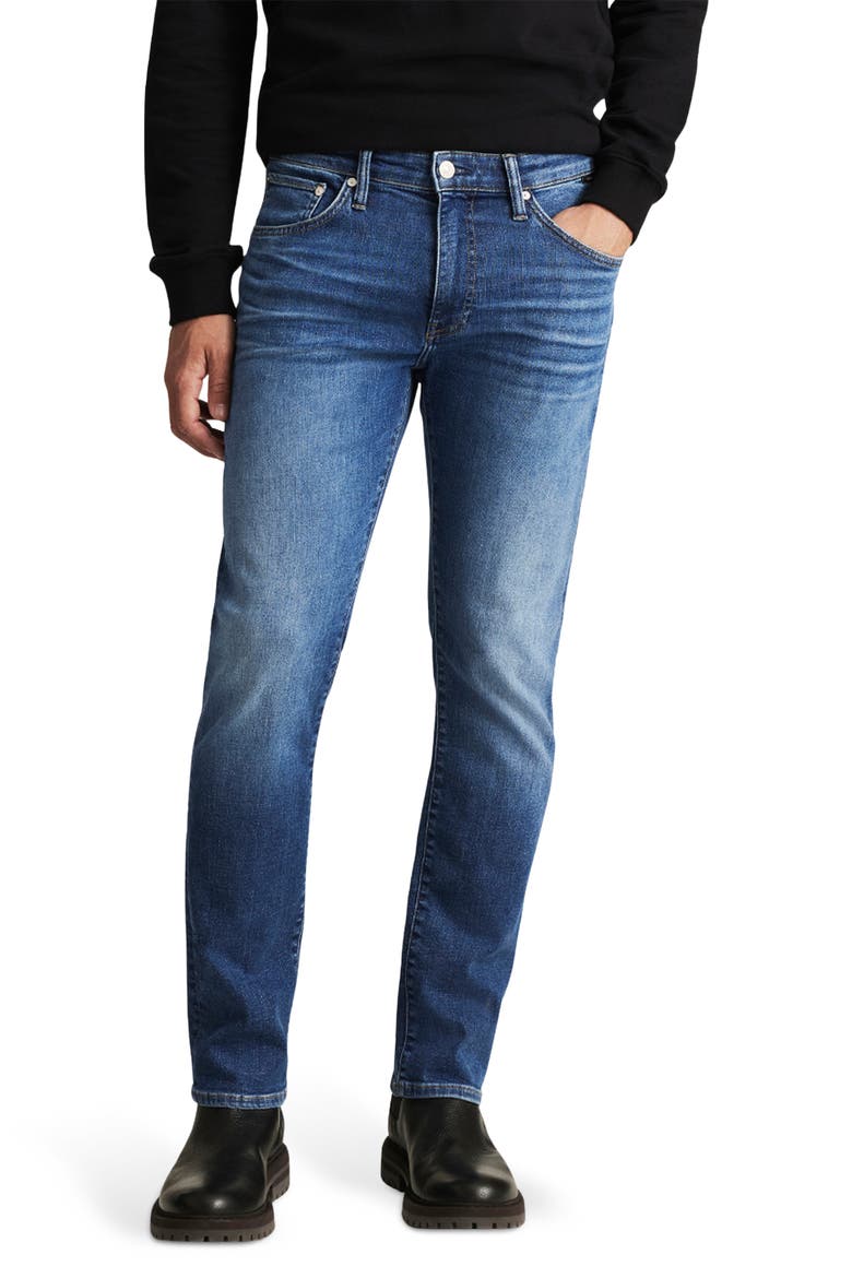 Marcus Slim Straight Leg Jeans, Main, color, MID BRUSHED CLASSIC VINTAGE