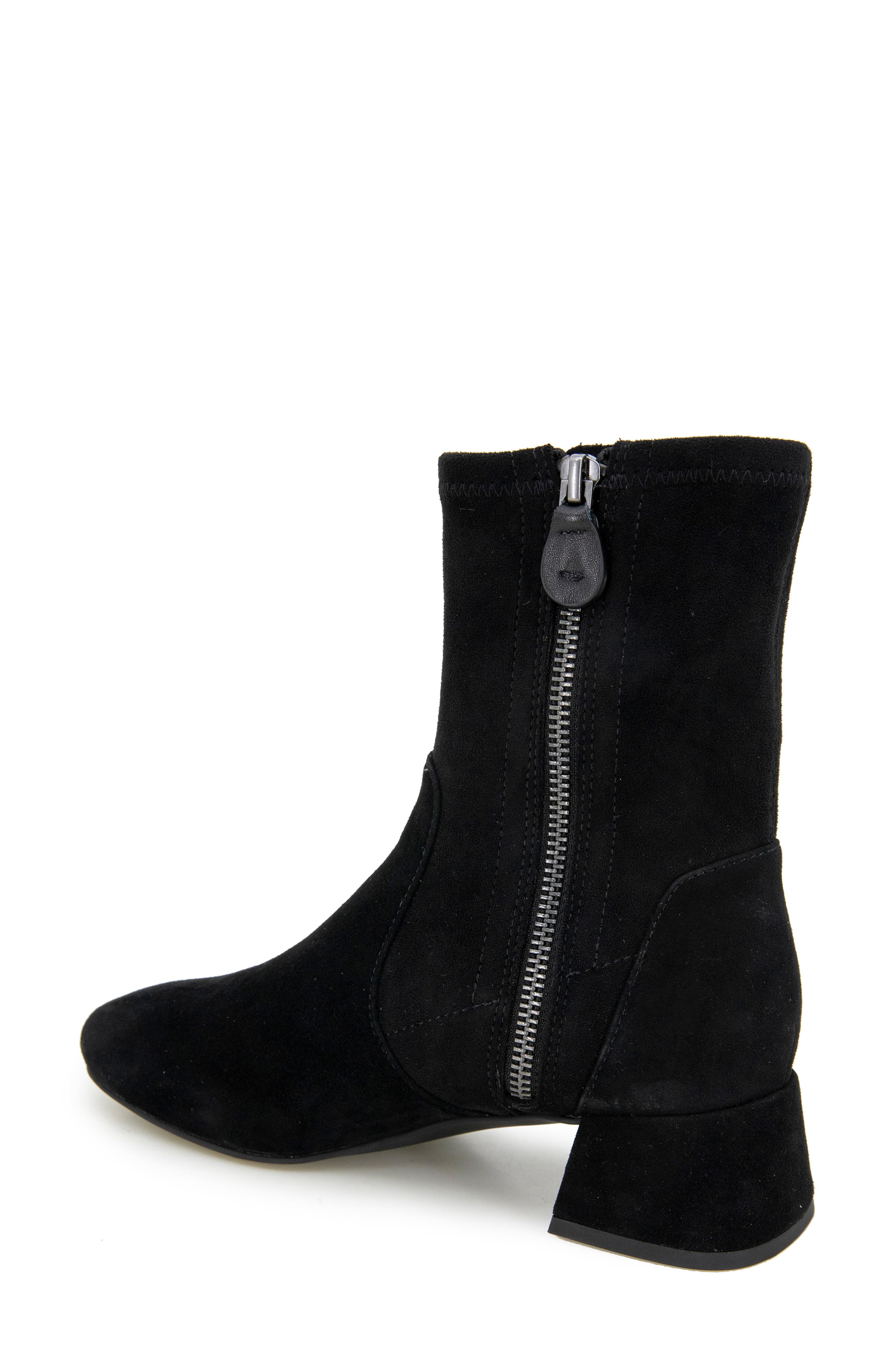 Gentle Souls Elbert Block Heel Bootie, Alternate, color, Black Suede