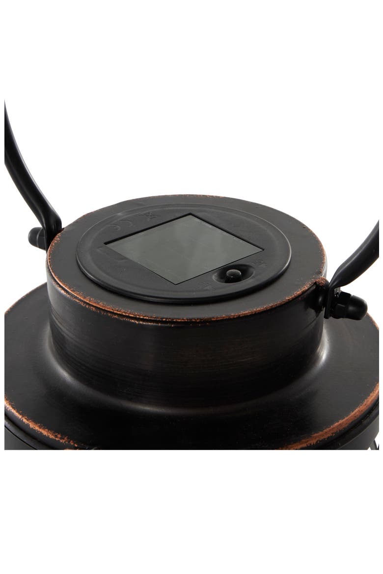 Metal Candle Lantern, Alternate, color, BLACK