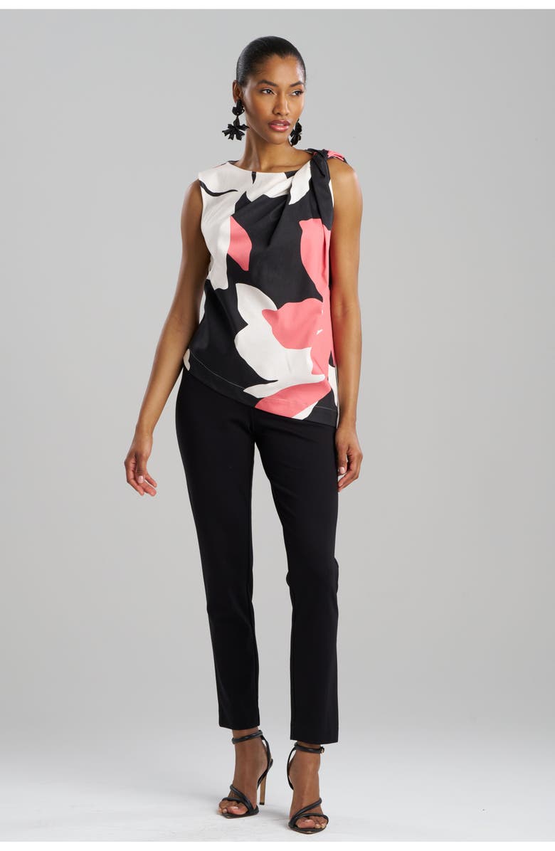 Natori NISHI Origami Top, Main, color, Pink/Black