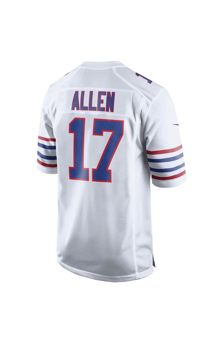 Nike Youth Nike Josh Allen White Buffalo Bills Game Jersey, Alternate, color, 
