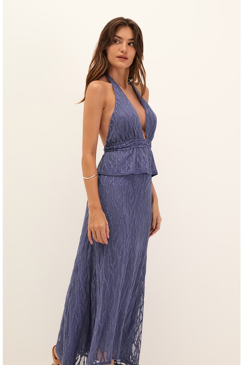 Quinn Embroidered Mesh Skirt, Alternate, color, BLUE