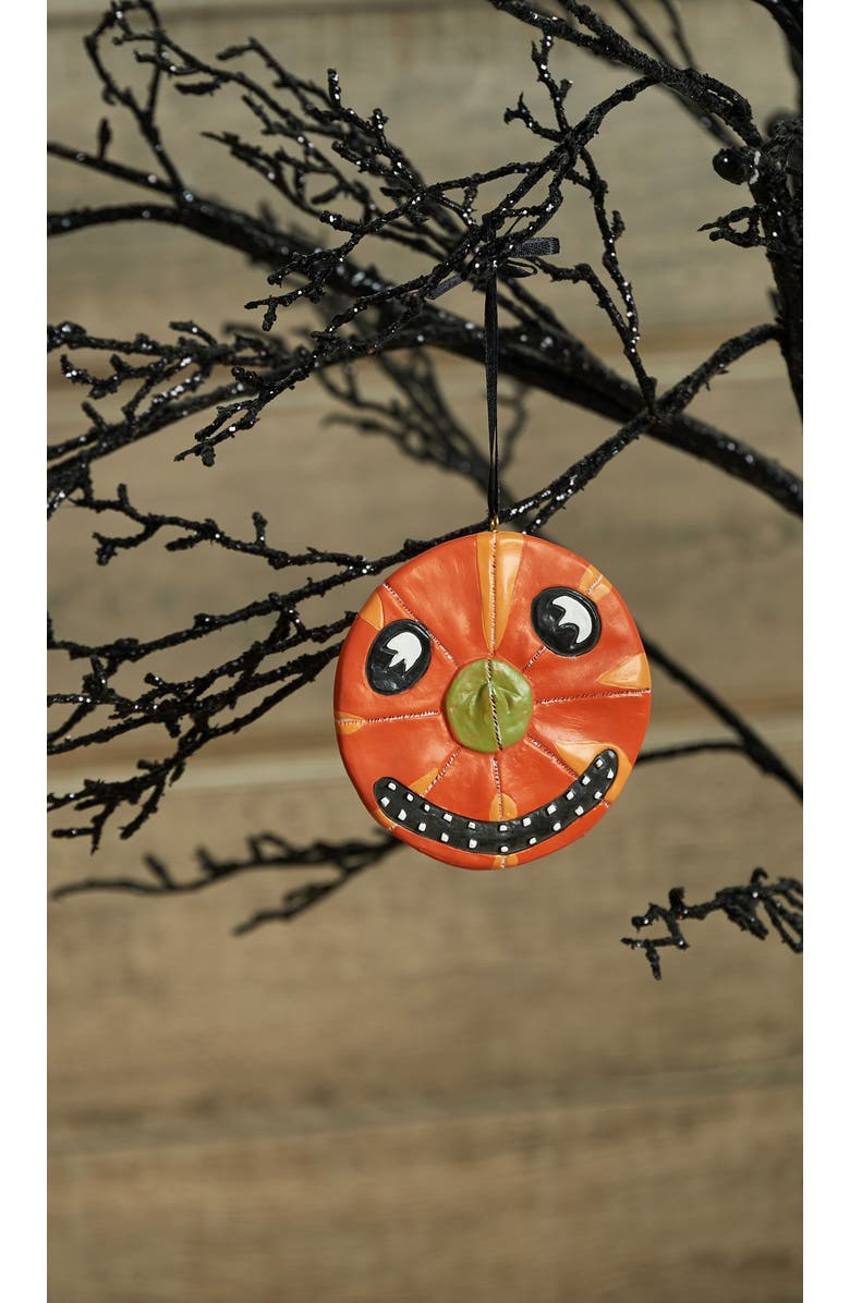 Gallerie II Gilda Witch Gathered Traditions Joe Spencer Halloween Ornament, Alternate, color, Orange