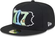 New Era Men's New Era Black Harrisburg Senators Theme Nights 59FIFTY Fitted Hat