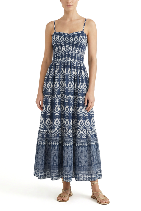 Cecilia Smocked Tiered Maxi Dress