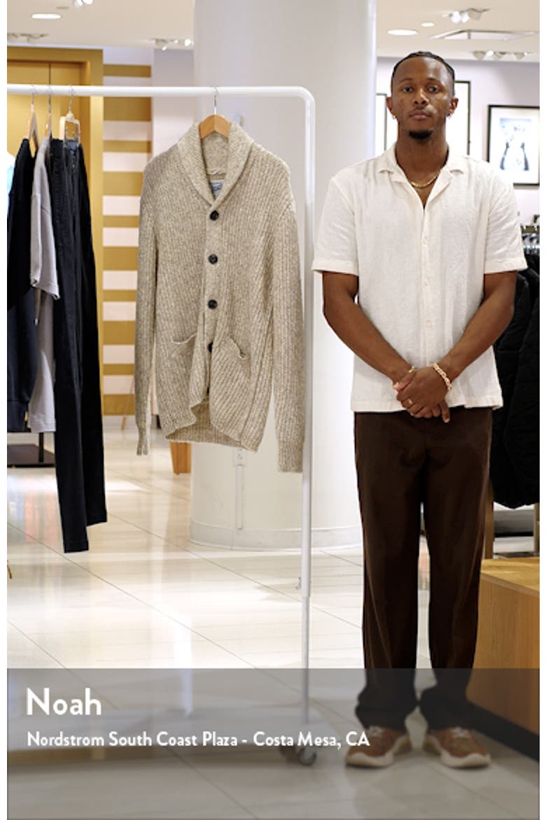 Heavyweight Shawl Collar Cardigan video