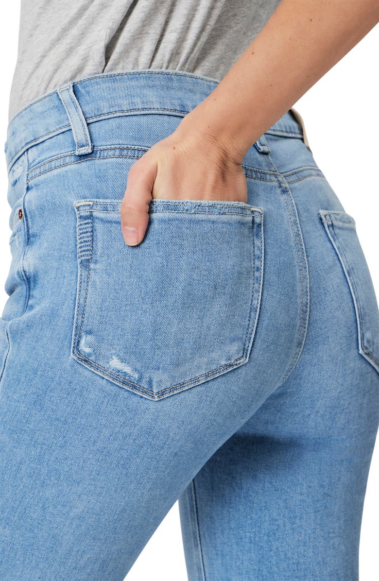 PAIGE Colette Raw Hem Crop Flare Jeans, Alternate, color,