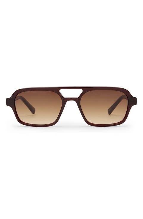 The Dusty 54mm Aviator Sunglasses