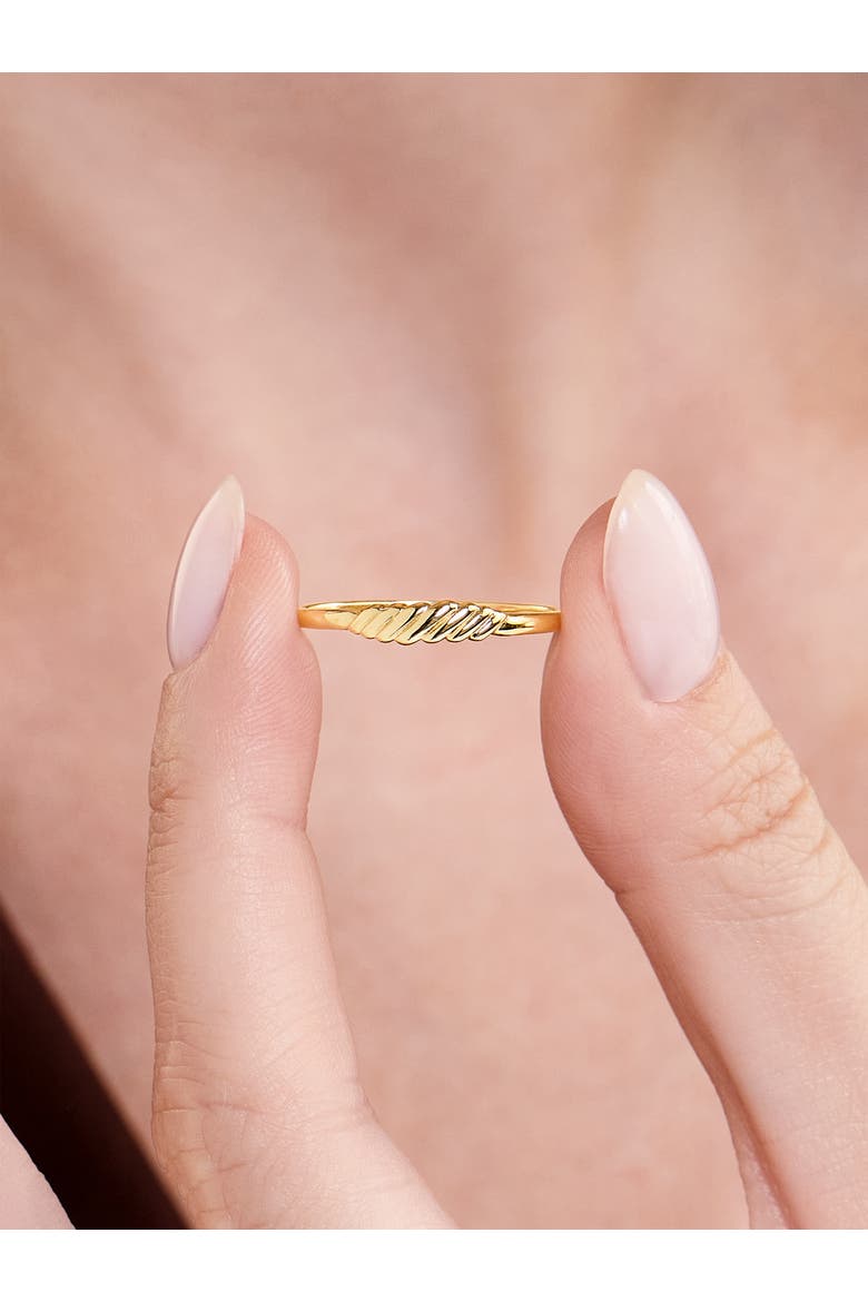 Rope Ring in 14K Gold, Alternate, color, Gold