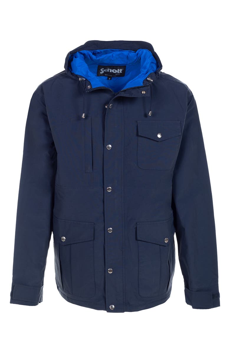 Schott NYC Waterproof Hooded Parka, Alternate, color, 