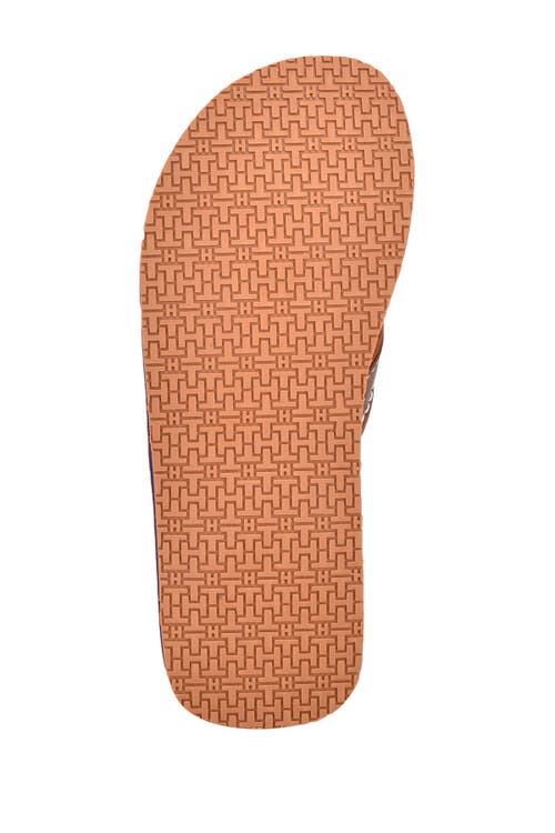 Tommy Hilfiger Destino Flip Flop In Cognac