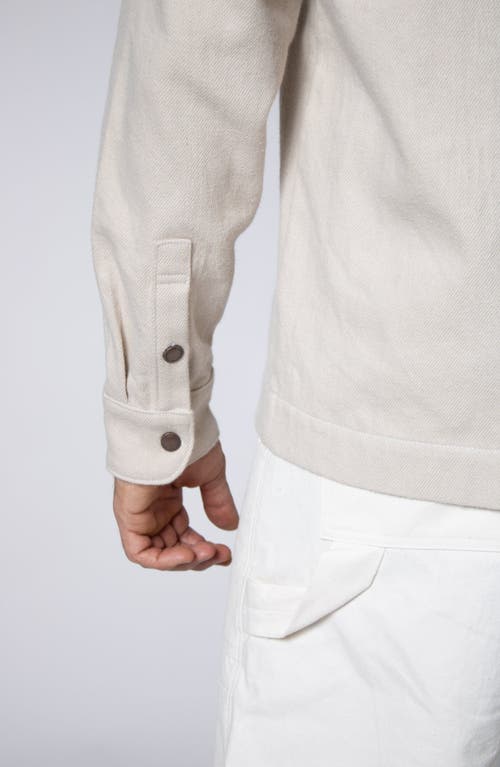 Leisure Lab Bronco Button Up In Neutral