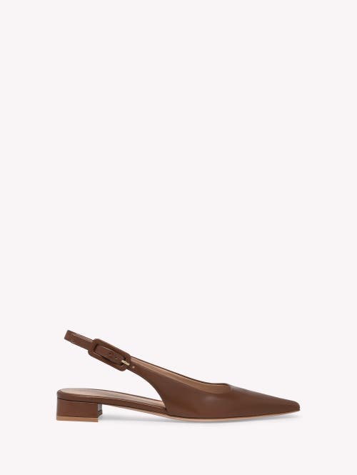 Shop Gianvito Rossi Lindsay 20 Slingback In Brown