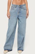 EDIKTED Cailin Contrast Stripe Wide Leg Pants