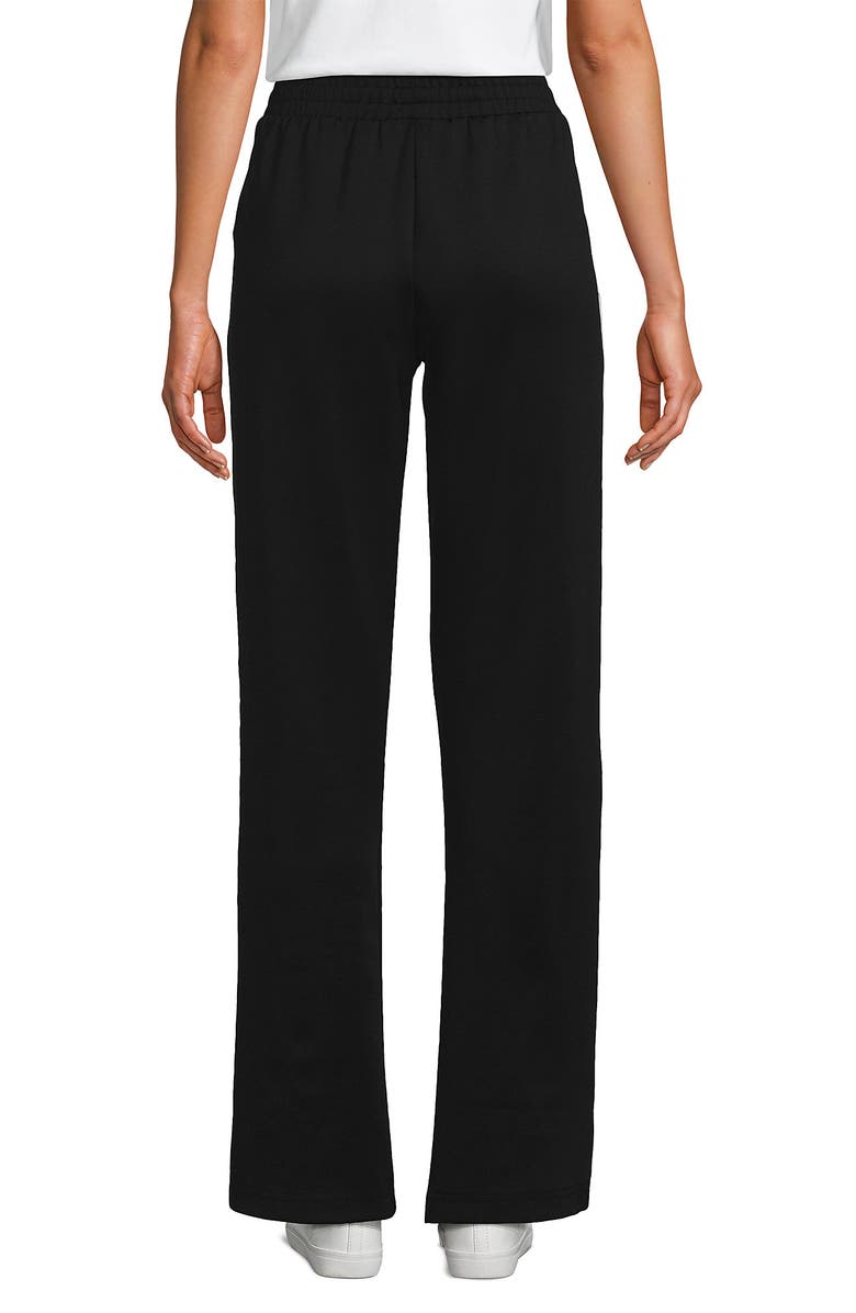 Lands' End School Uniform Active Performance Track Pants, Alternate, color, Black