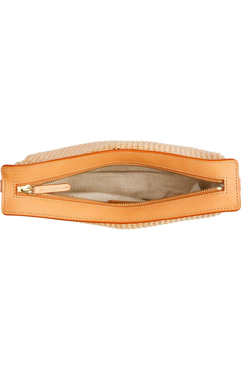Mansur Gavriel Moon Raffia Sling Bag, Alternate, color,