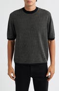 Emporio Armani Short Sleeve Virgin Wool Sweater